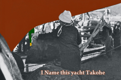 I name this yacht Takohe -JG